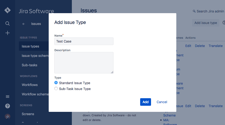 Issues test