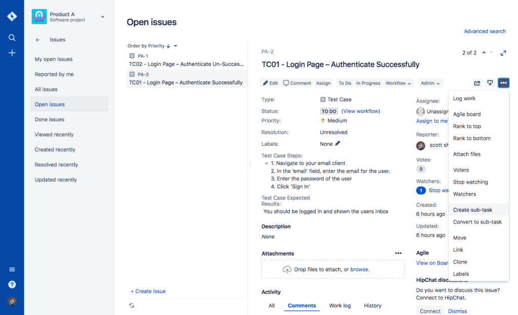 Test Case Template In Jira