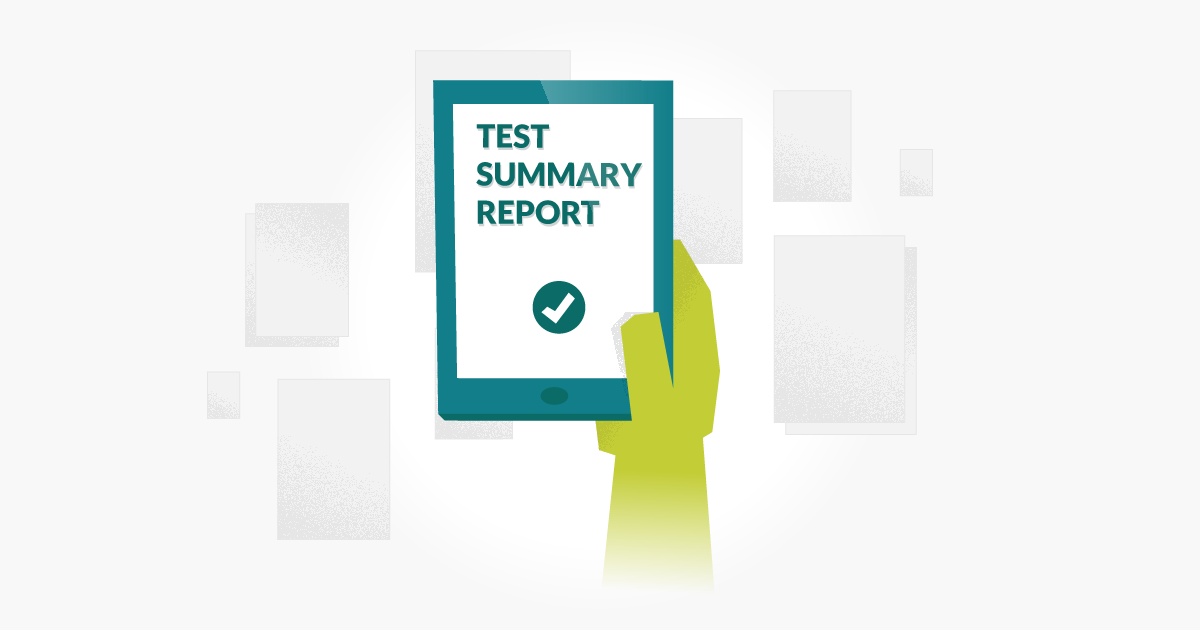 Test summary report