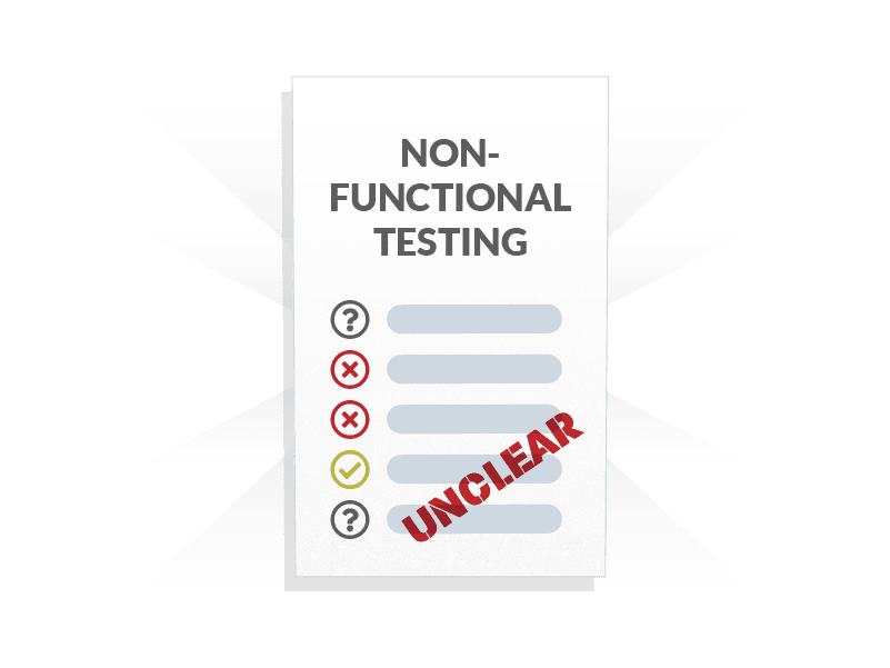 unclear non functional requirements