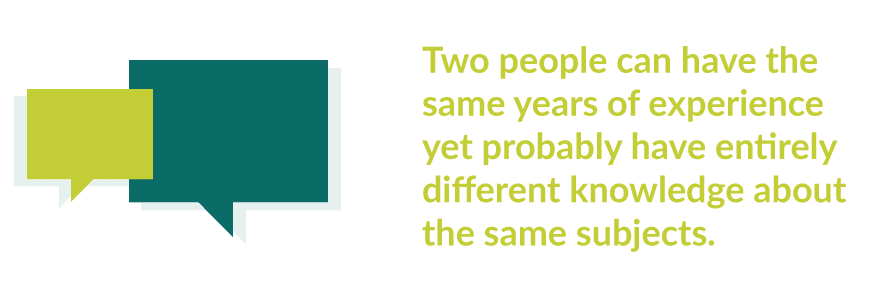 Experience Based Difference